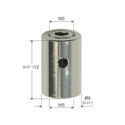 8mm Durchmesser-Stahldecke brachte Drahtseil-Koppler-hängendes System YW86264 an