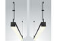 Energie-Zufuhr-Stahldraht-hängende Systeme mit Kabel-Halter-angewandtem linearem Licht