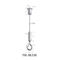Leuchte-Draht-Suspendierung Kit With Adjustable Gripper Hook YW86336