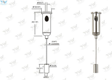 Justierbare hängende Ausrüstungs-Suspendierungs-Draht-Beleuchtungskörper-Montage-Hardware