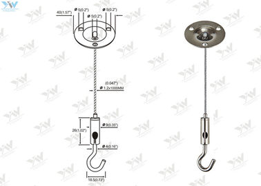 Flexibles hängende Ausrüstungs-langlebige Qualität der LED-Instrumententafel-Leuchte Suspendierungs-Ausrüstungs-/Licht