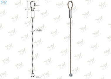 Stahldraht-Riemen-/Drahtseil-Halsband-Riemen fertigen Länge für Suspendierungs-Sätze besonders an