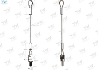 Des Bolzen-M4 einzelnes Edelstahl-sicheres Seil-gesenktes Stahlauge Bein-des Riemen-304