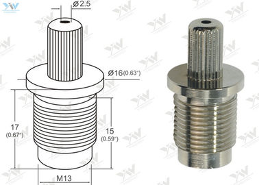 Ø 2,5 Millimeter Stahldrahtseil-greift Kabel-unterer Ausgangs-materielle Selbstverschluss-Messingsegelflugzeuge
