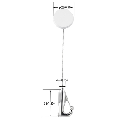 Galerie Bild hängendes System und Wandmalerei Anhänger mit Schraube in der Decke Mount Coupler