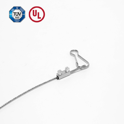 Anpassung Galvanisiertes Stahldrahtseil Sling Drahtseil Daumen sichere Belastung von 10 kg