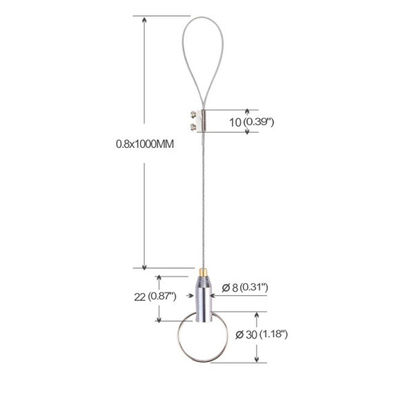 Justierbares Schleifen-und Schleifen-Decken-Schienen-hängendes System 0.8mm*1000mm YW86007