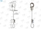 304 Edelstahl-Kabel-Suspendierungs-Ausrüstungen fertigen Seillänge für verschobene Zeichen besonders an