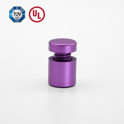 Aluminium-Purple-Signal-Stand-off für Acrylplatten / Gras