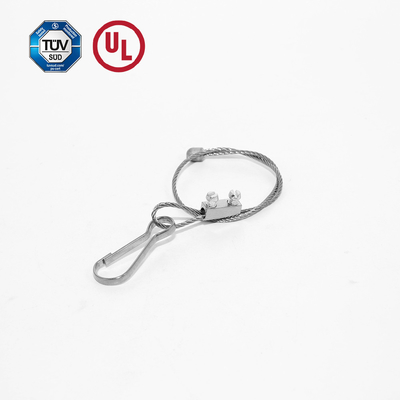 Anpassung Galvanisiertes Stahldrahtseil Sling Drahtseil Daumen sichere Belastung von 10 kg