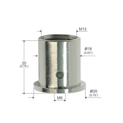 M6 Faden des Innengewindes M10 Nickel überzogene hängende Systeme YW86255 runder Decke