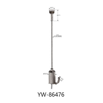 1.8mm Dia Adjustable Suspension Cable Kit für hängende Systeme YW86476