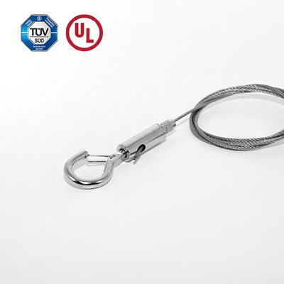 Selbstverriegelung Spring Hook Kabel Gripper mit Sicherheitskappe Aufhängung Licht Zubehör