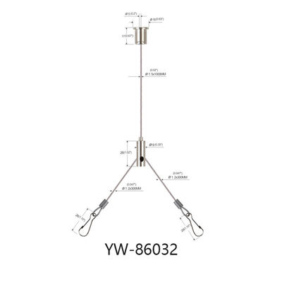 Kupfernes Instrumententafel-Leuchten Y des Material-LED Sitz-Decken-Kabel-hängende Systeme YW86032