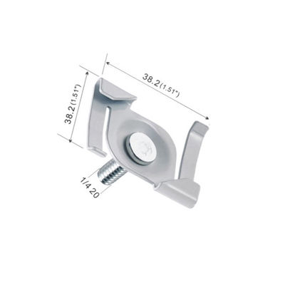 Z-Torsion auf Metalldecken-Clip-Eisen-materiellem weißem/Nickel/Chrome fertigem YW86419